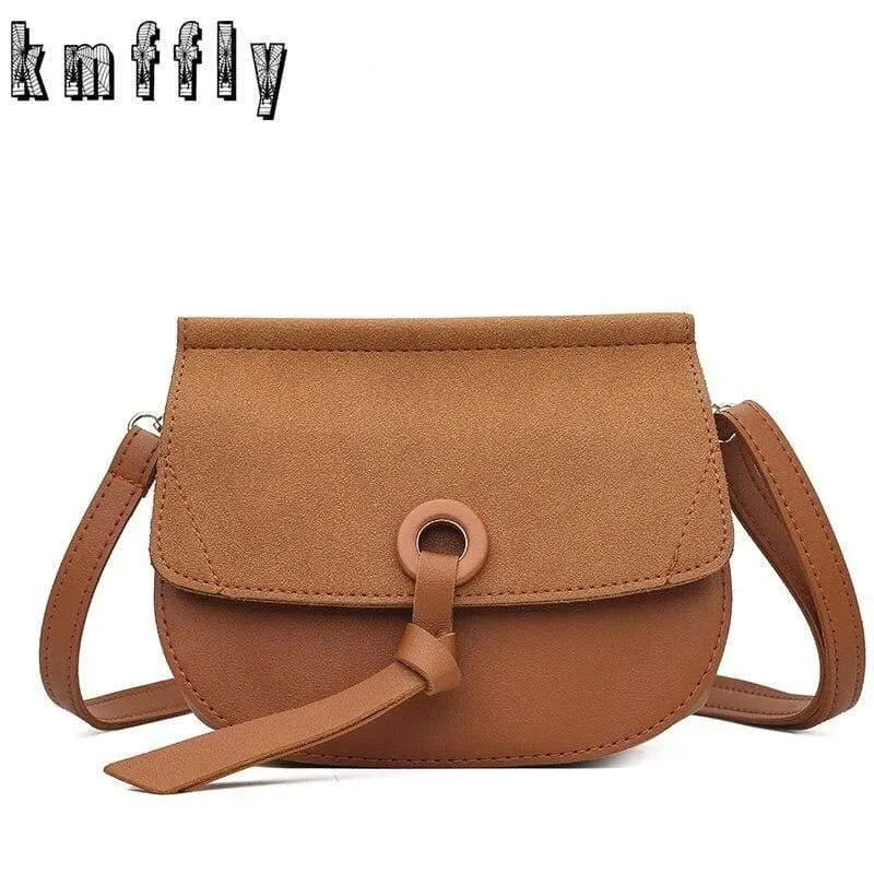 Umhängetasche Neue hochwertige Ledermode Kleine Schrubbklappe Tasche Umhängetasche