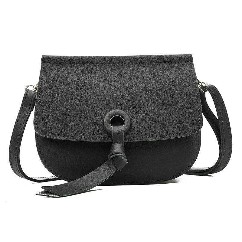 Umhängetasche Neue hochwertige Ledermode Kleine Schrubbklappe Tasche Umhängetasche