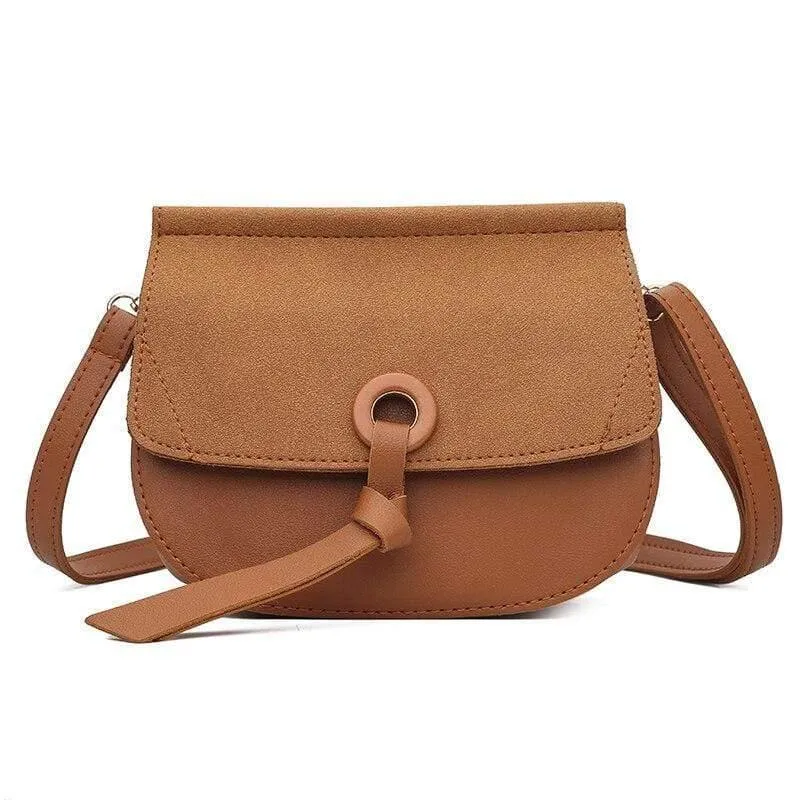 Umhängetasche Neue hochwertige Ledermode Kleine Schrubbklappe Tasche Umhängetasche