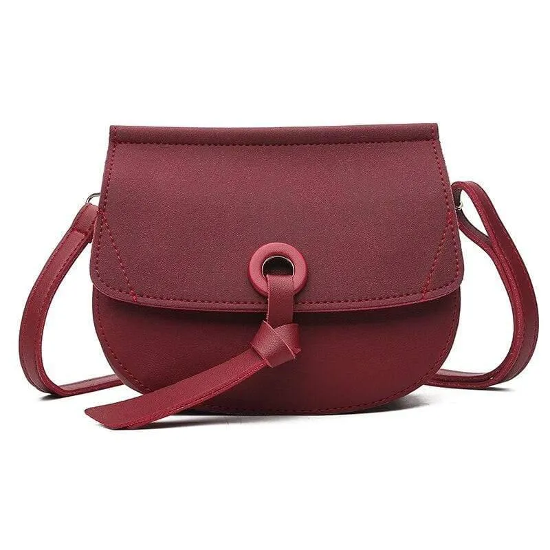 Umhängetasche Neue hochwertige Ledermode Kleine Schrubbklappe Tasche Umhängetasche