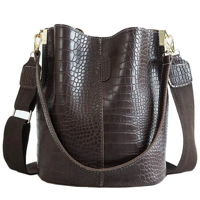 Krokodil Umhängetasche für Frauen Schultertasche Marke Designer Frauen Taschen Luxus PU Leder Tasche
