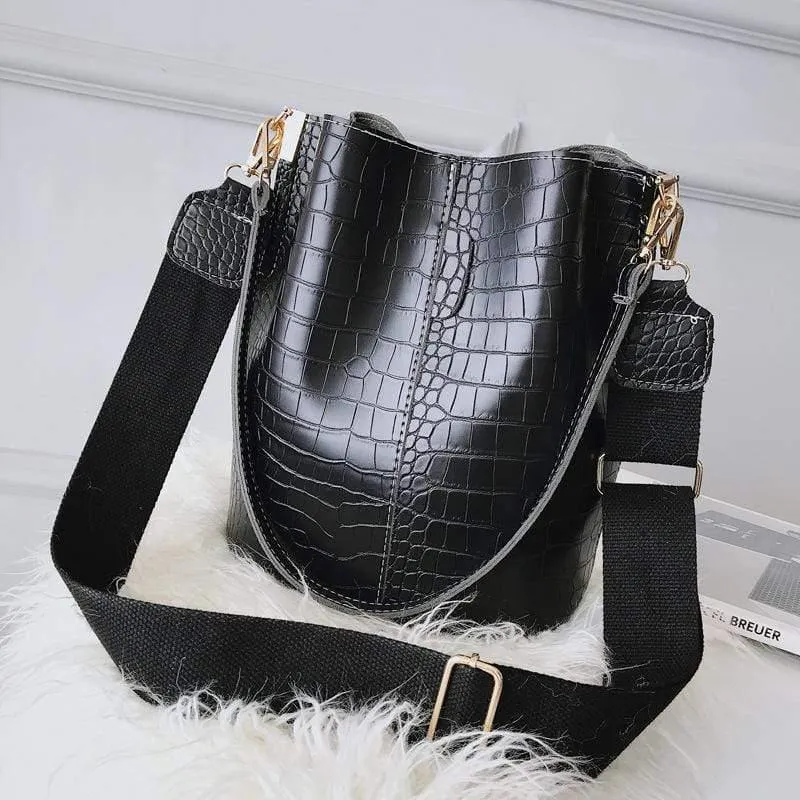 Krokodil Umhängetasche für Frauen Schultertasche Marke Designer Frauen Taschen Luxus PU Leder Tasche