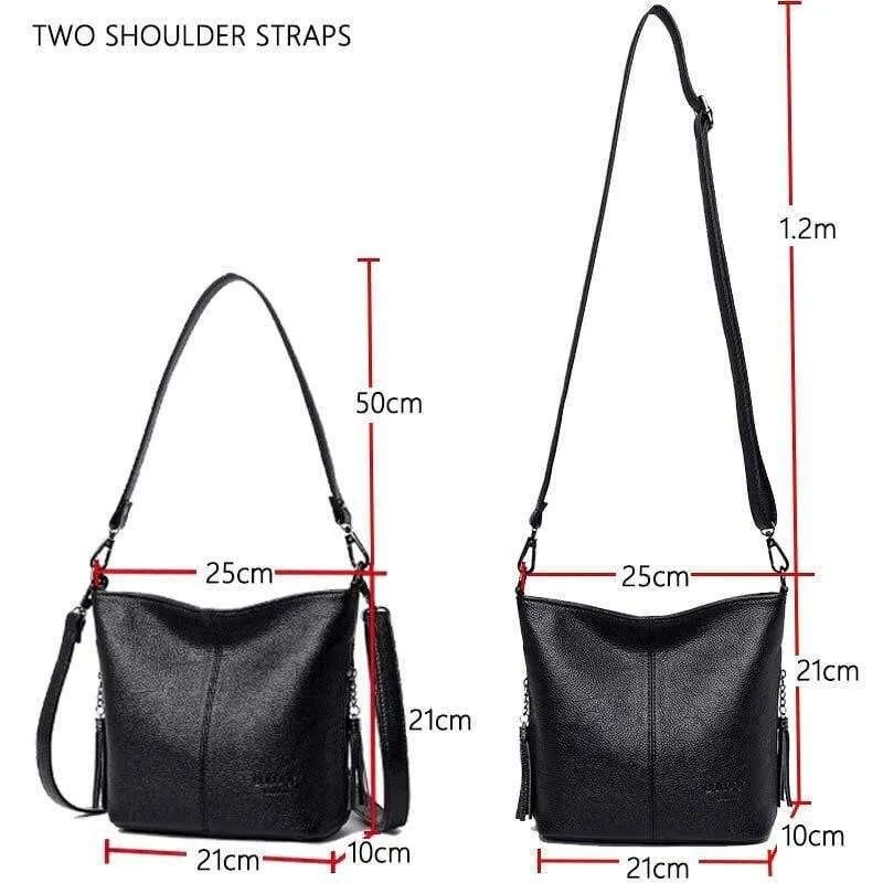 Luxus Marke Frauen Handtaschen 2 Schulter Riemen Einkaufstasche Designer Weiche Leder Damen Handtaschen