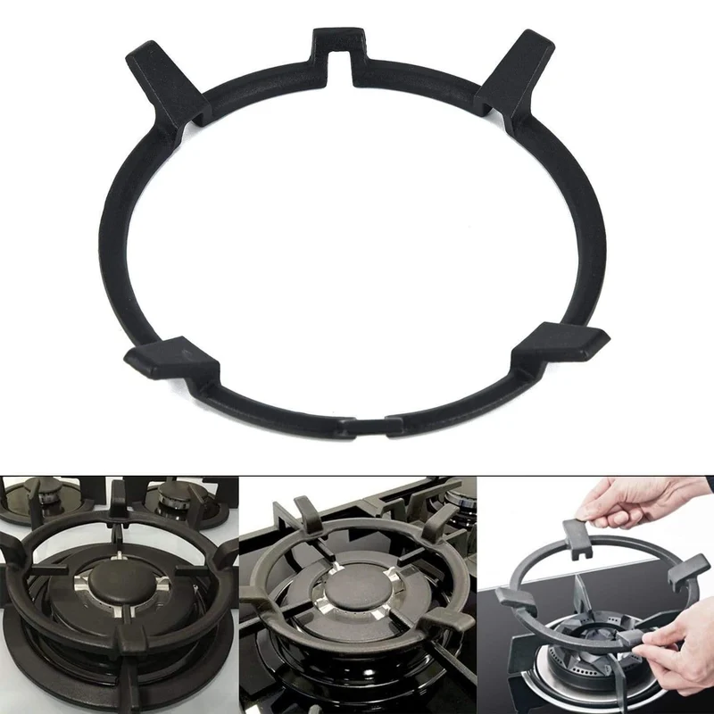 Universal Gusseisen Wok Pan Support Rack Ständer Fit für Brenner Gas Kochfelder & Herd