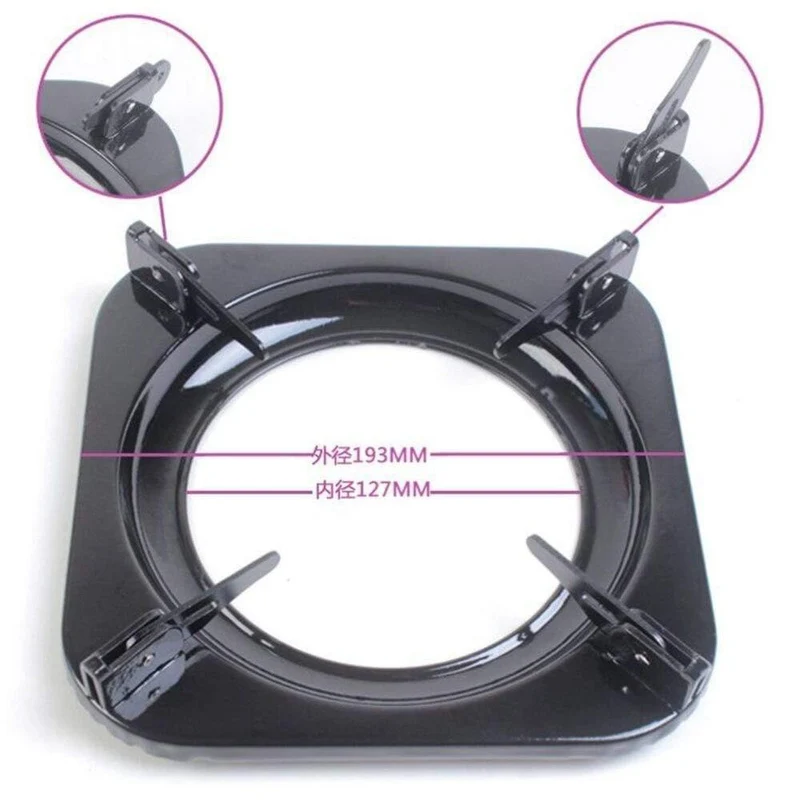 Universal Wok Pan Support Rack Halter Ständer Metall Fit für Gasbrenner Herd Backöfen