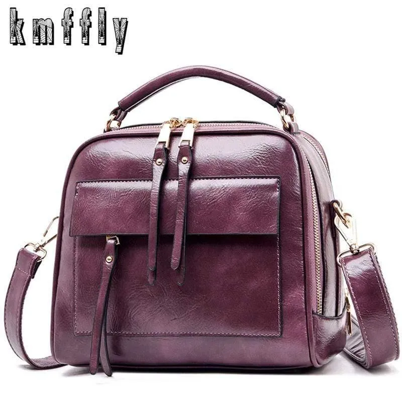 Mode Kuh Leder Luxus Handtaschen Damen Taschen Designer Hochwertige Umhängetaschen