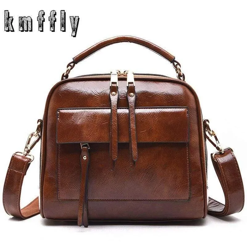 Mode Kuh Leder Luxus Handtaschen Damen Taschen Designer Hochwertige Umhängetaschen