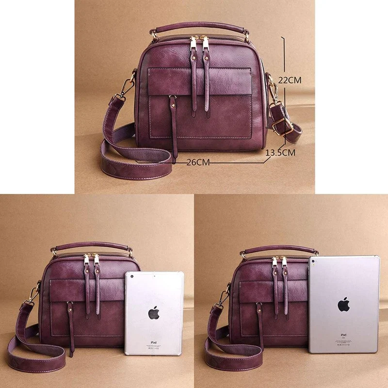 Mode Kuh Leder Luxus Handtaschen Damen Taschen Designer Hochwertige Umhängetaschen