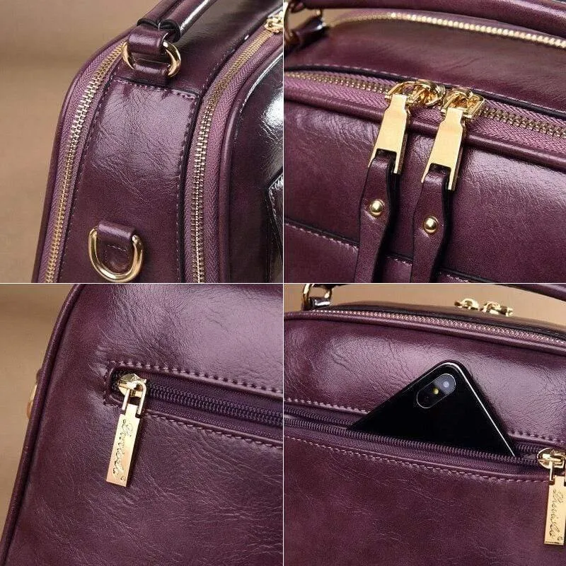 Mode Kuh Leder Luxus Handtaschen Damen Taschen Designer Hochwertige Umhängetaschen