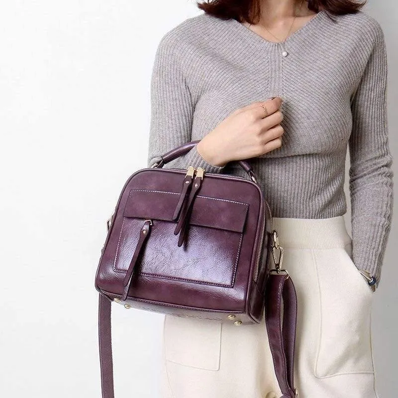 Mode Kuh Leder Luxus Handtaschen Damen Taschen Designer Hochwertige Umhängetaschen
