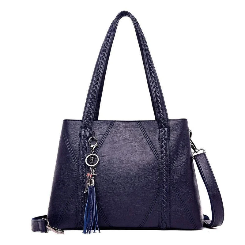Mode Quaste Luxus weiche Leder Handtasche Damen Tasche Designer weibliche Umhängetasche Schulter