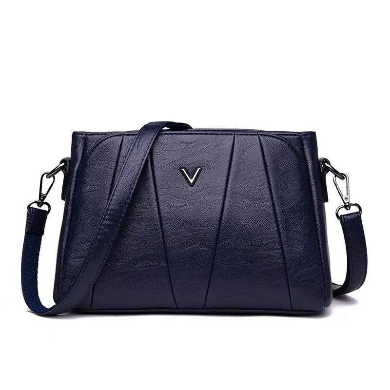 Frauen Messenger Bags Kleine Leder Umhängetasche Weibliche Sac a Main Vintage Flap Damen Tasche