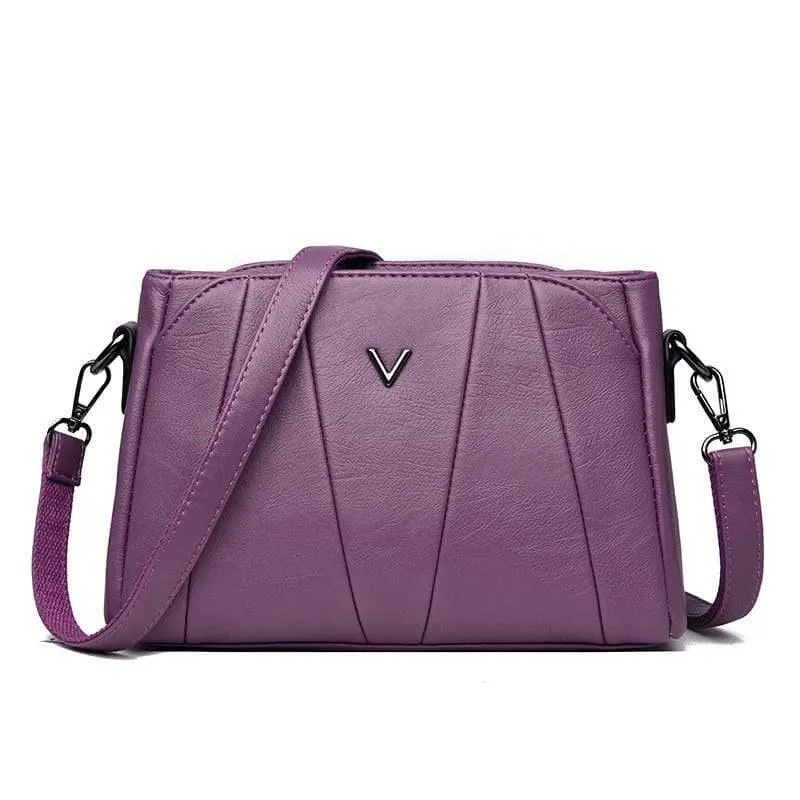 Frauen Messenger Bags Kleine Leder Umhängetasche Weibliche Sac a Main Vintage Flap Damen Tasche