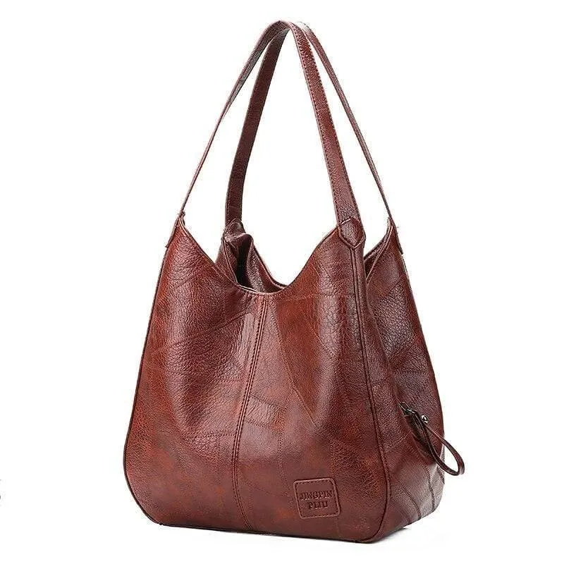Ledertaschen Frauen Beuteltasche Damen Handtaschen Mode Große Frauen Umhängetasche Vintage