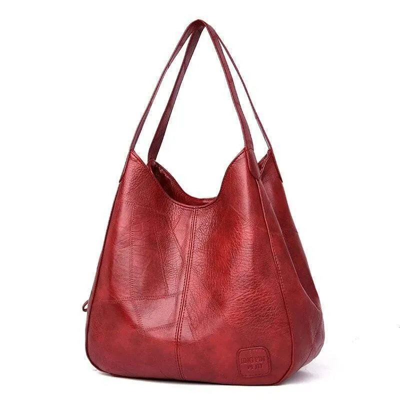 Ledertaschen Frauen Beuteltasche Damen Handtaschen Mode Große Frauen Umhängetasche Vintage