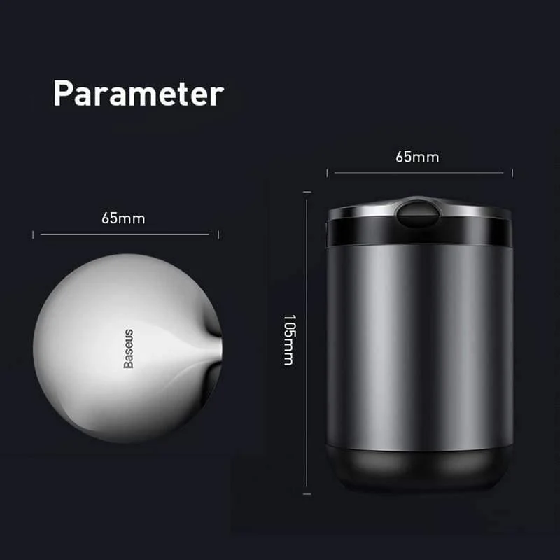 Baseus Auto Aschenbecher Tragbare LED Licht Zigarette Rauchasche Asche Halter für Auto Flammschutzmittel Hochwertige Aschenbecher Autozubehör