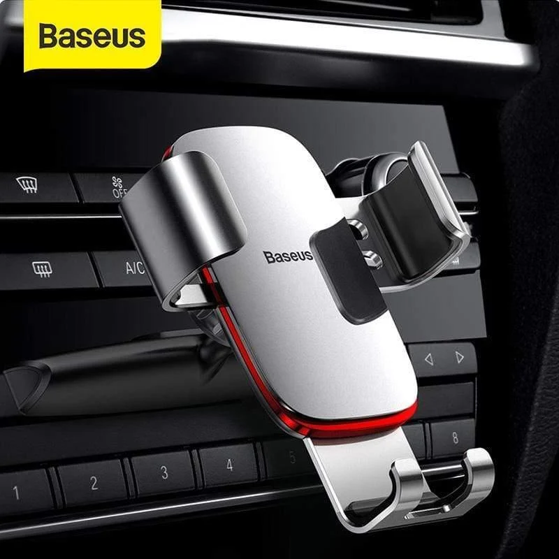 Baseus Autotelefonhalter für Auto CD-Steckplatz Air Vent Mount Telefonhalter Ständer für iPhone Samsung Metal Gravity Handyhalter