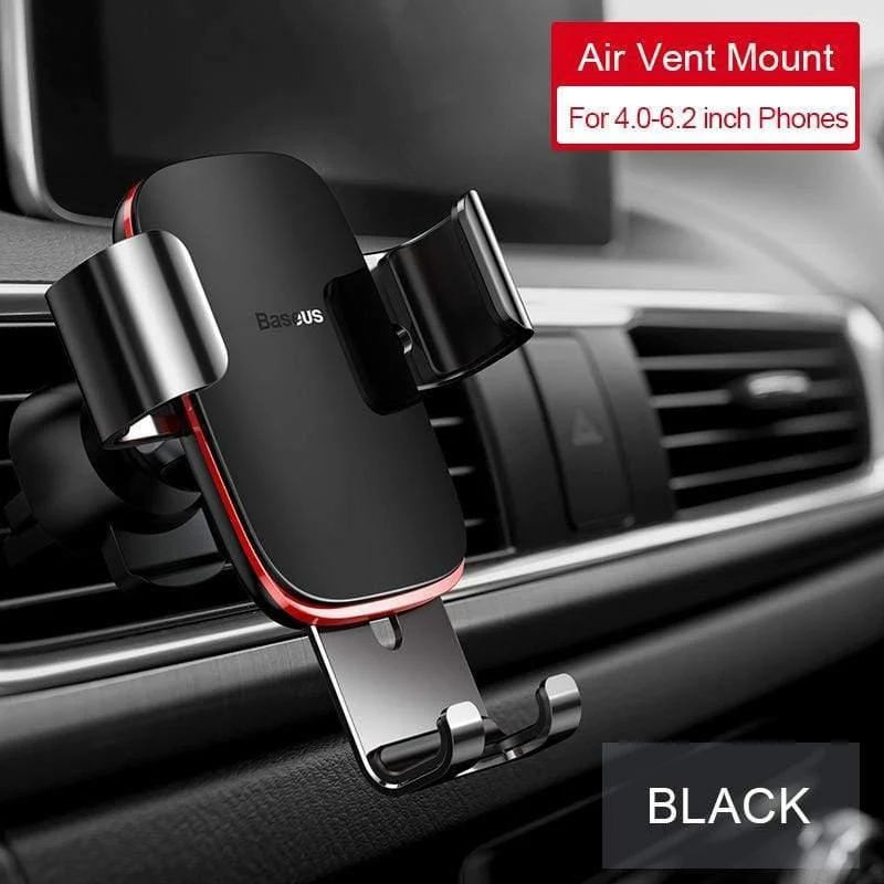 Baseus Autotelefonhalter für Auto CD-Steckplatz Air Vent Mount Telefonhalter Ständer für iPhone Samsung Metal Gravity Handyhalter