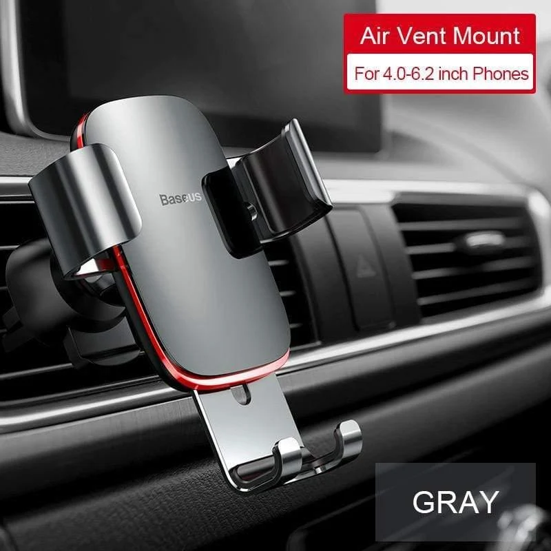 Baseus Autotelefonhalter für Auto CD-Steckplatz Air Vent Mount Telefonhalter Ständer für iPhone Samsung Metal Gravity Handyhalter