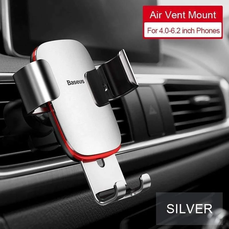 Baseus Autotelefonhalter für Auto CD-Steckplatz Air Vent Mount Telefonhalter Ständer für iPhone Samsung Metal Gravity Handyhalter