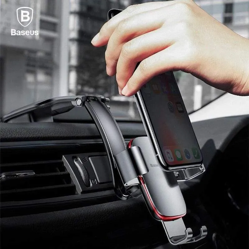 Baseus Faltbarer Autotelefonhalter 360-Grad-Armaturenbretthalterung Schwerkraft-Handyhalter Ständer für iPhone-Pastenhalter