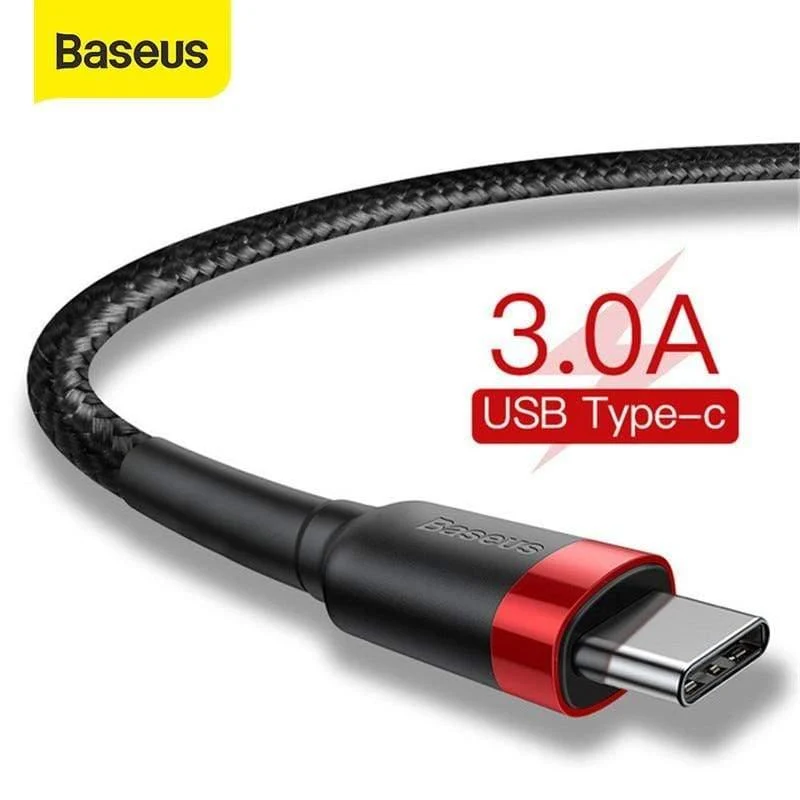 Baseus USB Typ C Kabel für Samsung S10 S9 Quick Charge 3.0 Kabel USB C Schnellladung für Huawei P30 Xiaomi USB-C Ladekabel