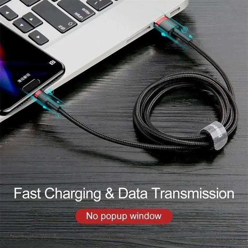 Baseus USB Typ C Kabel für Samsung S10 S9 Quick Charge 3.0 Kabel USB C Schnellladung für Huawei P30 Xiaomi USB-C Ladekabel