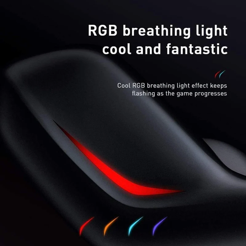 Baseus GAMO C18 Typ C Gaming-Kopfhörer mit RGB Light Earhook Kabelgebundener In-Ear-Bass-Stereo-Kopfhörer für PS4 PC Computer Gamer