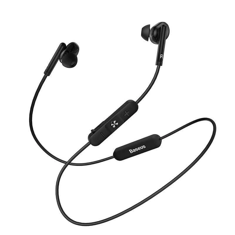 Baseus S30 Bluetooth-Kopfhörer, kabellos, leicht, Sport-Kopfhörer, IPX5, wasserdicht, 3D-Stereo-Bass-Kopfhörer mit HD-Mikrofon für Telefon