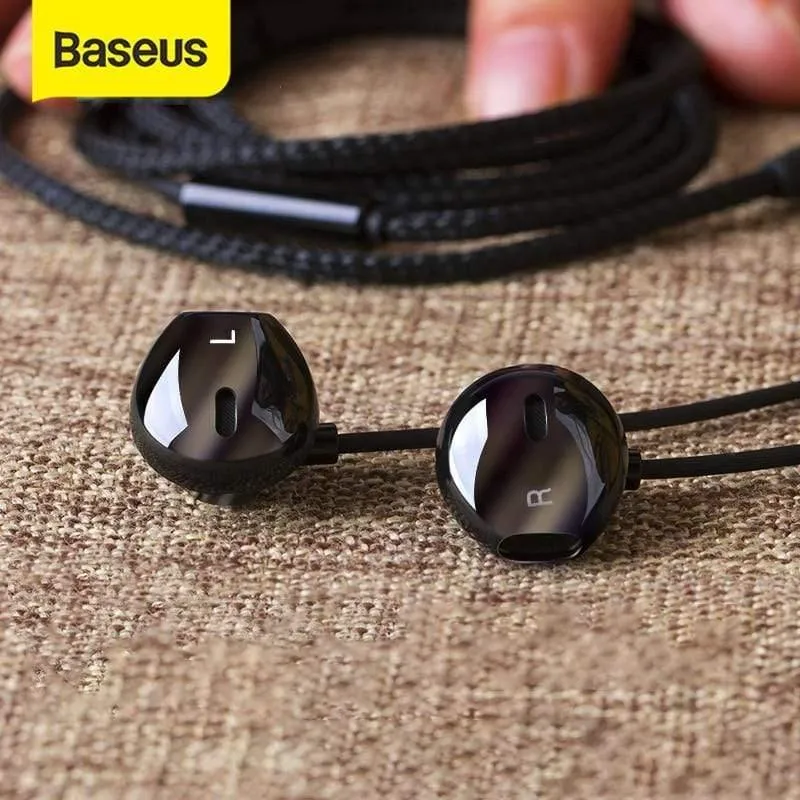 Baseus 6D Stereo-In-Ear-Kopfhörer Kopfhörer Kabelgebundene Bass-Sound-Ohrhörer für Xiaomi 3.5-mm-Typ-C-Ohrhörer