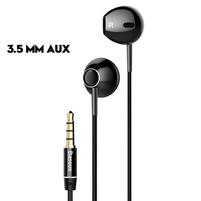 Baseus 6D Stereo-In-Ear-Kopfhörer Kopfhörer Kabelgebundene Bass-Sound-Ohrhörer für Xiaomi 3.5-mm-Typ-C-Ohrhörer