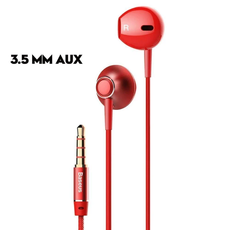 Baseus 6D Stereo-In-Ear-Kopfhörer Kopfhörer Kabelgebundene Bass-Sound-Ohrhörer für Xiaomi 3.5-mm-Typ-C-Ohrhörer