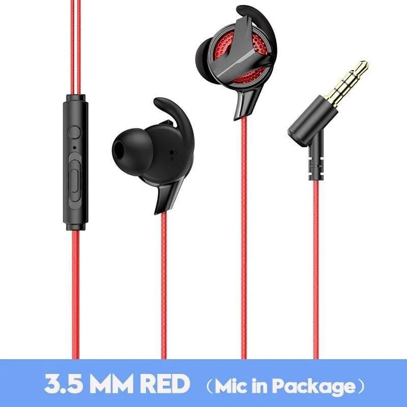Baseus 3.5-mm-In-Ear-Gaming-Kopfhörer für Pubg-Controller GAMO-15 3D-Stereo-Kopfhörer für mobile Pubg-Gamer mit abnehmbarem HD-Mikrofon