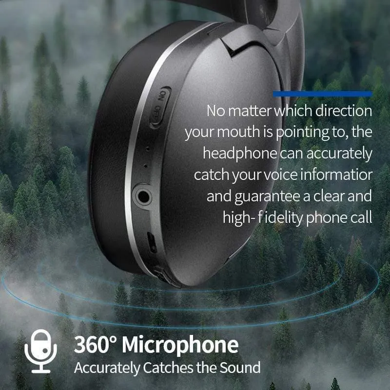 Baseus D02 Bluetooth-Kopfhörer Faltbares Bluetooth-Headset Drahtlose Kopfhörer Tragbarer Bluetooth-Kopfhörer mit Mikrofon für Telefon