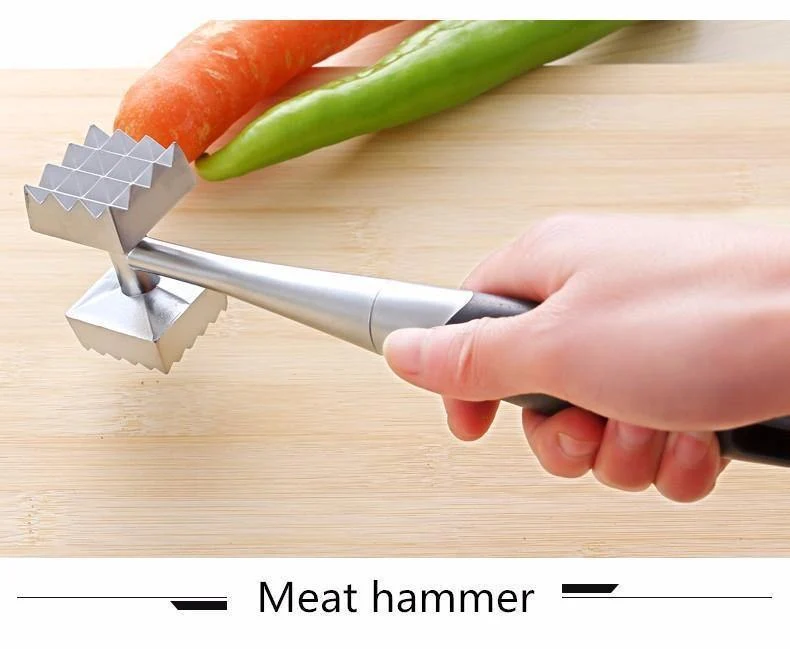 Küche Zartes Loses Fleisch Edelstahl hammer Steak Professionelle Fleisch Hammer Tenderizer Kochen Werkzeuge Küchenutensilien