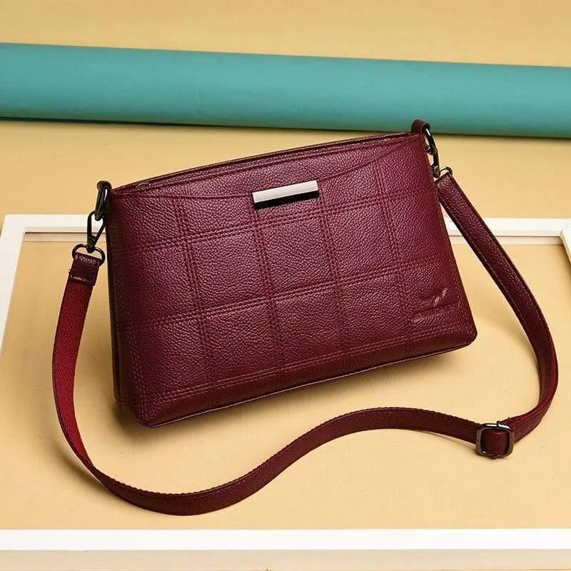 Frauen Umhängetasche Stickerei Mode Damen Leder Schulter Tasche Frauen Umhängetaschen