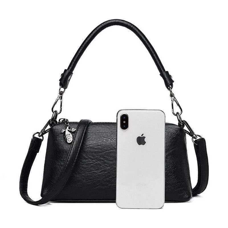 Qualität Frauen Handtasche Luxus Umhängetasche Weiche PU Leder Umhängetasche Mode Damen Crossbody