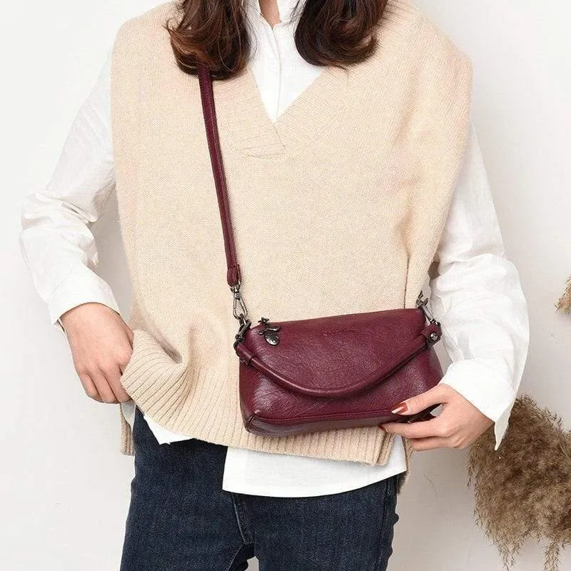 Qualität Frauen Handtasche Luxus Umhängetasche Weiche PU Leder Umhängetasche Mode Damen Crossbody