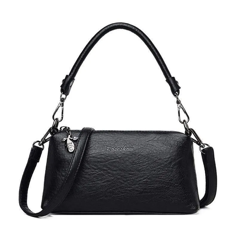 Qualität Frauen Handtasche Luxus Umhängetasche Weiche PU Leder Umhängetasche Mode Damen Crossbody