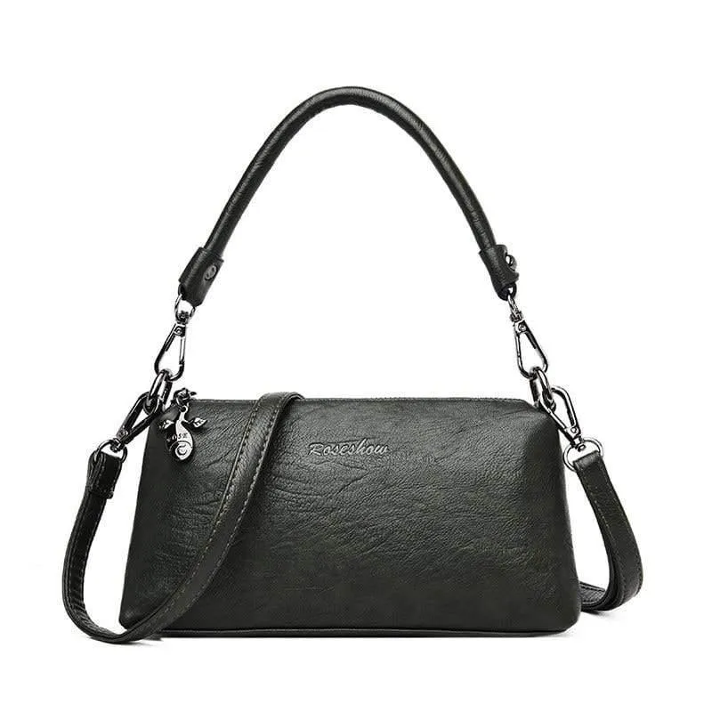 Qualität Frauen Handtasche Luxus Umhängetasche Weiche PU Leder Umhängetasche Mode Damen Crossbody