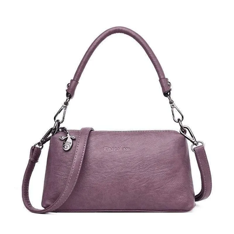 Qualität Frauen Handtasche Luxus Umhängetasche Weiche PU Leder Umhängetasche Mode Damen Crossbody