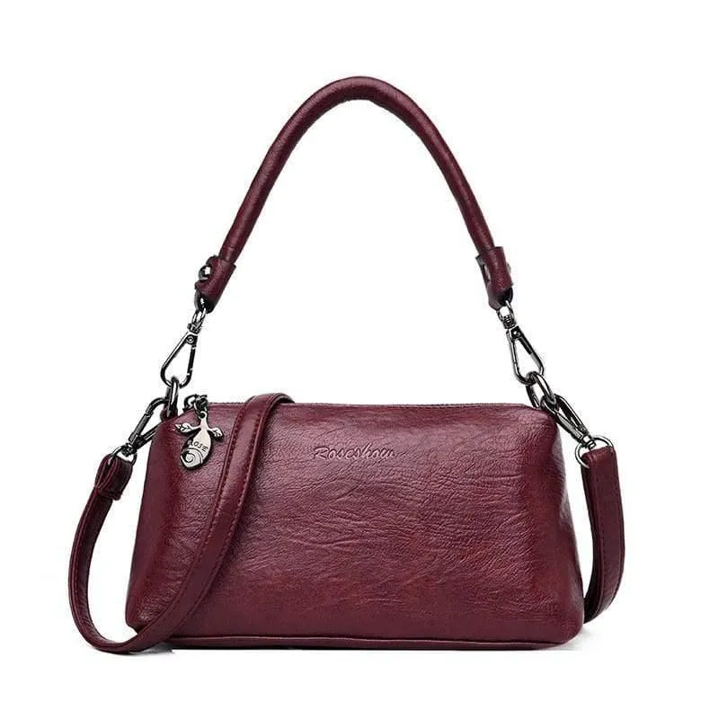 Qualität Frauen Handtasche Luxus Umhängetasche Weiche PU Leder Umhängetasche Mode Damen Crossbody