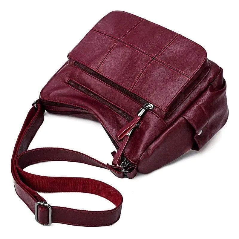 Stickgarn Leder Luxus Handtaschen Damen Taschen Designer Damen Messenger Bags Frau