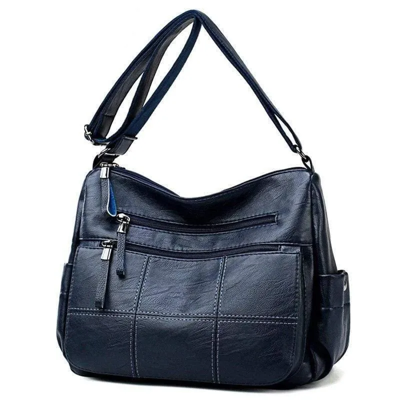 Stickgarn Leder Luxus Handtaschen Damen Taschen Designer Damen Messenger Bags Frau
