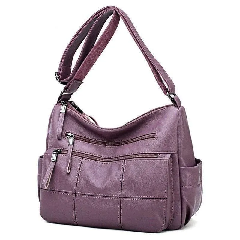 Stickgarn Leder Luxus Handtaschen Damen Taschen Designer Damen Messenger Bags Frau