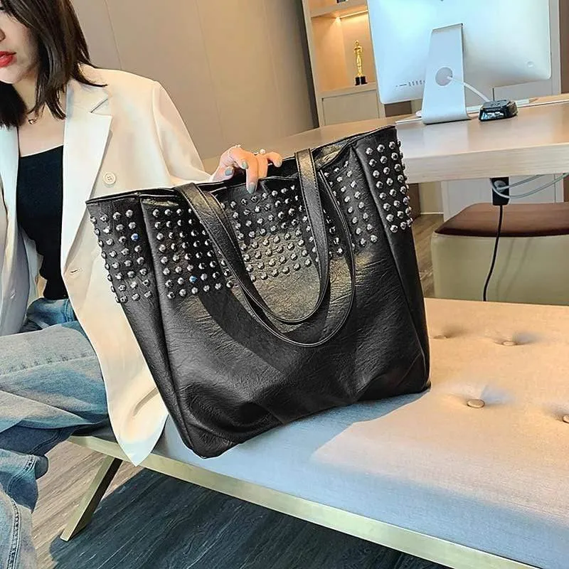 Mode Niet Umhängetaschen Für Frauen Leder Luxus Handtaschen Frauen Taschen Designer Damen