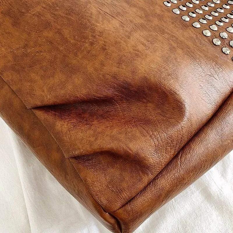 Mode Niet Umhängetaschen Für Frauen Leder Luxus Handtaschen Frauen Taschen Designer Damen
