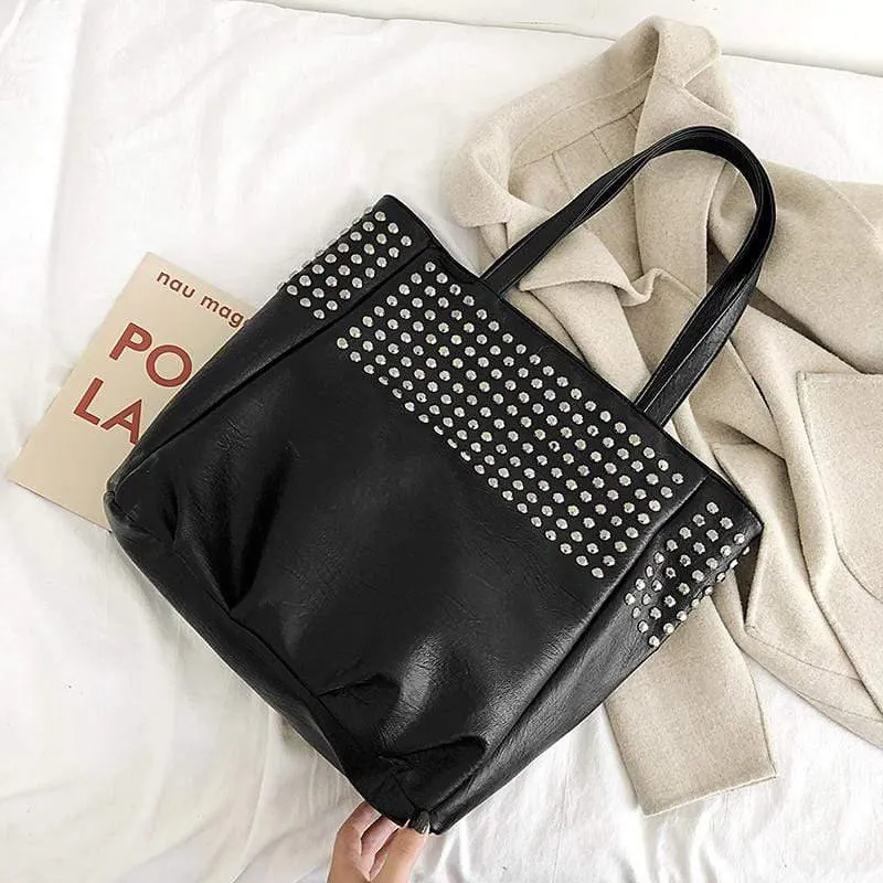 Mode Niet Umhängetaschen Für Frauen Leder Luxus Handtaschen Frauen Taschen Designer Damen