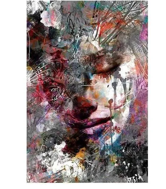 Nordic Leinwand Malerei Mode Sex Figur Bild Wandkunst Wohnkultur Poster Wohnzimmer Mädchen Schlafzimmer Abstrakte Kunst Ölgemälde