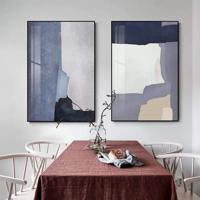 Moderne Minimalistische Wald Und Fluss Poster Landschaftsmalerei Druck Leinwand Malerei Bild Home Wandkunst Dekoration Benutzerdefinierte